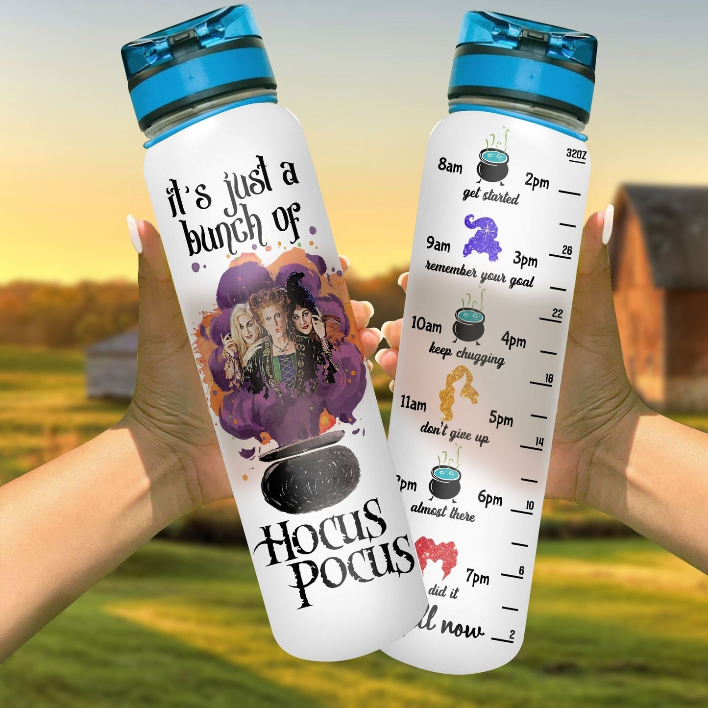 Halloween It's Just A Bunch Tracker Bottle