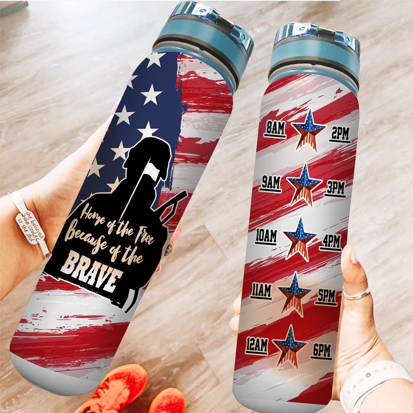 July 4th Veteran PL06064 Tracker Bottle