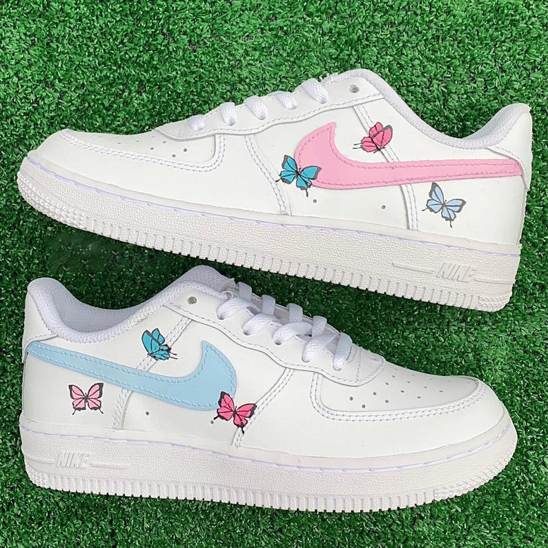 Custom Air Force 1 Shoes Butterfly Style