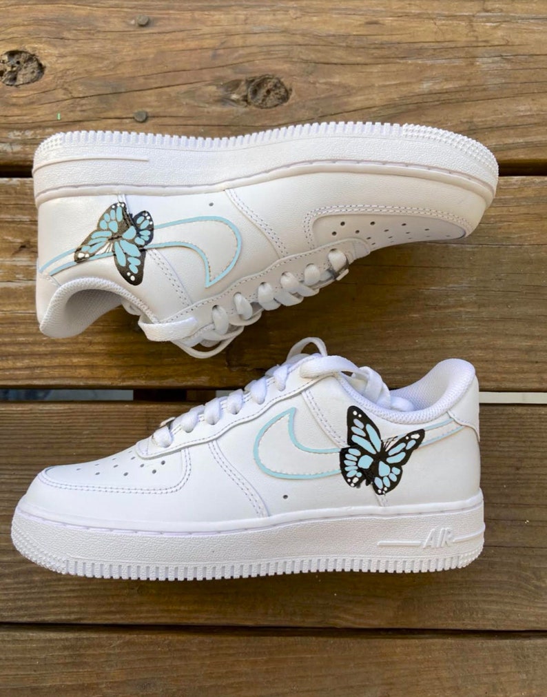Custom Air Force 1 Shoes Butterfly Style