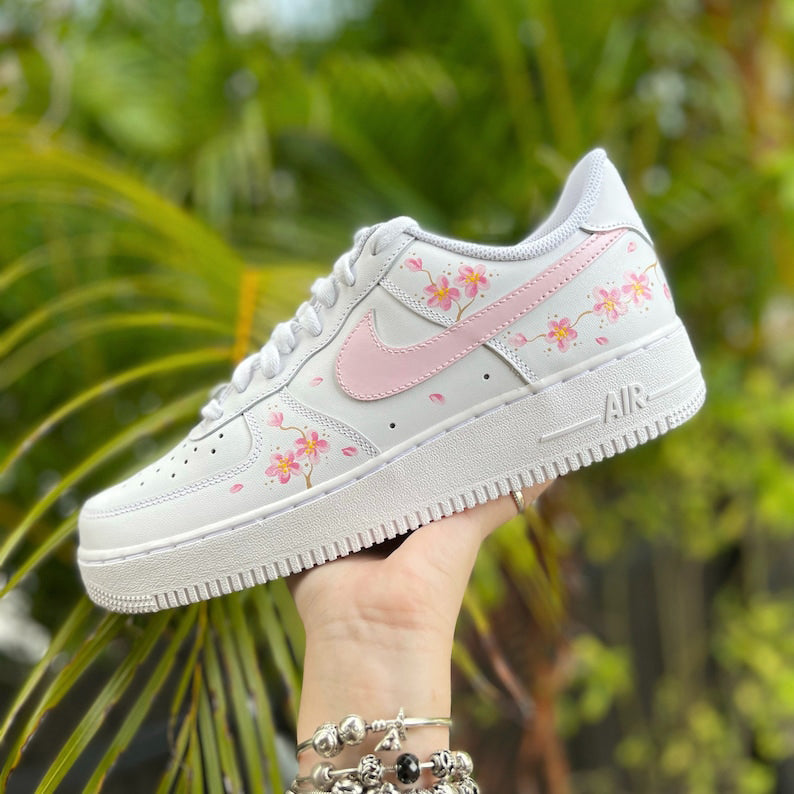 Custom Air Force 1 Shoes Floral Style