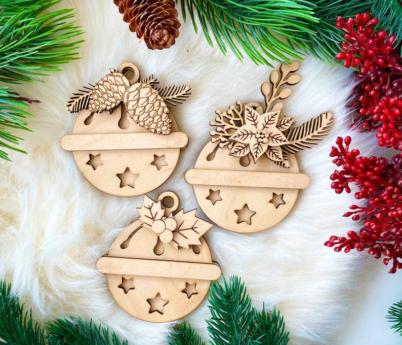 Jingle Bell Christmas Ornament Set of 6