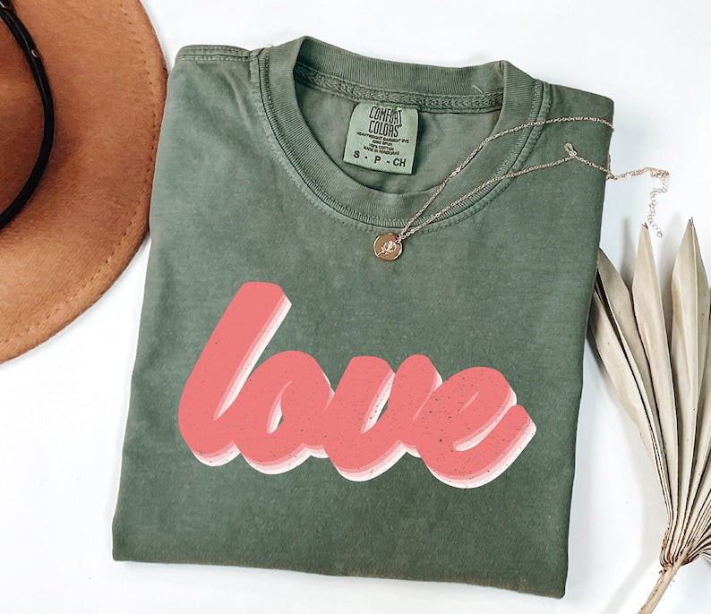 Retro Love Valentines T-Shirt