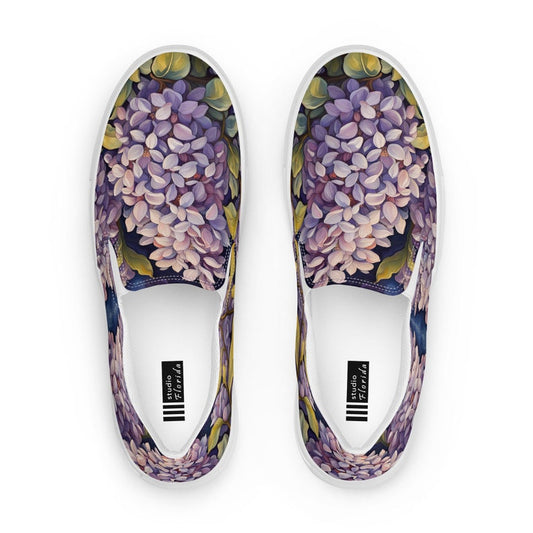 Painted Lilac Women’s Slip-on Canvas Shoes