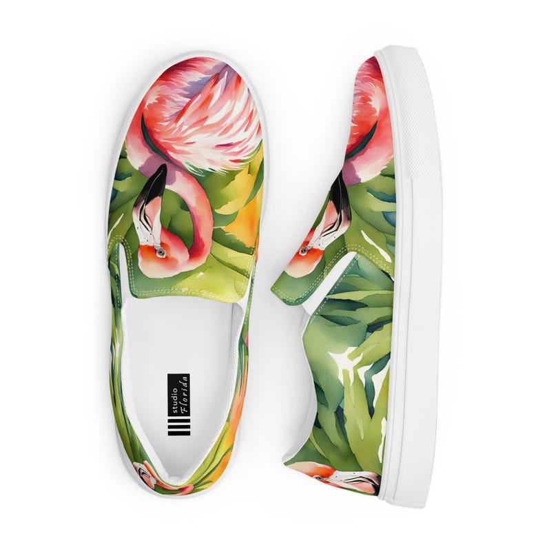 Flamingo Women’s Slip-on Canvas Shoes