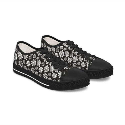 Colorful Women's Low Top Sneaker Noir Garden Sneaker