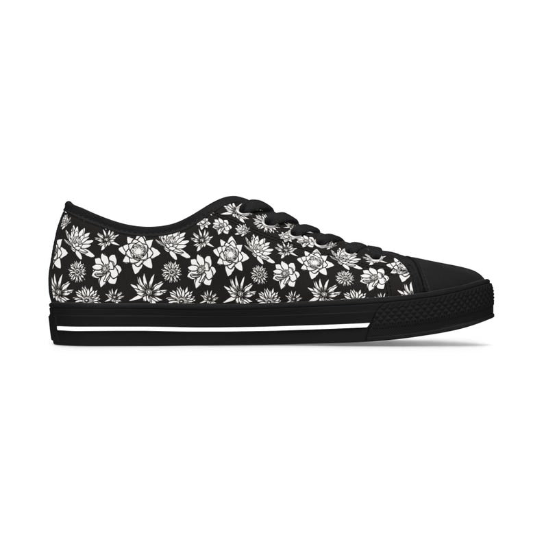 Colorful Women's Low Top Sneaker Noir Garden Sneaker