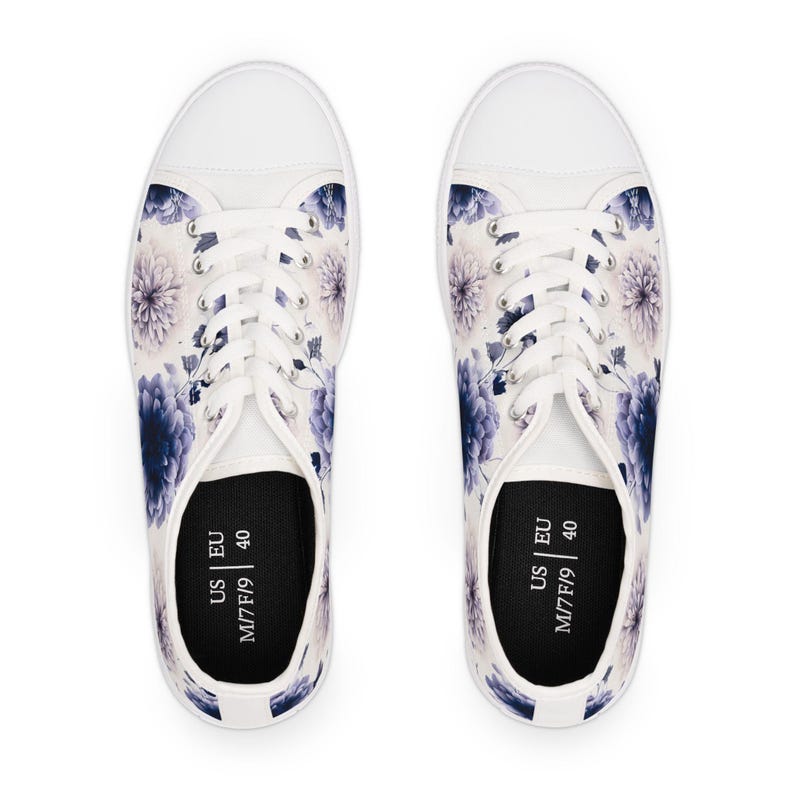 Colorful Women's Low Top Sneaker Floral Travel Sneakers
