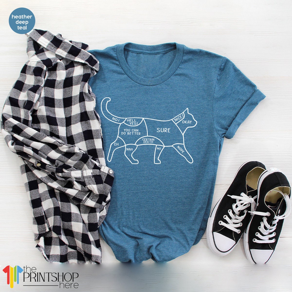 T-SHIRT - Funny Cat Unisex Shirt, Cat Owner Shirts