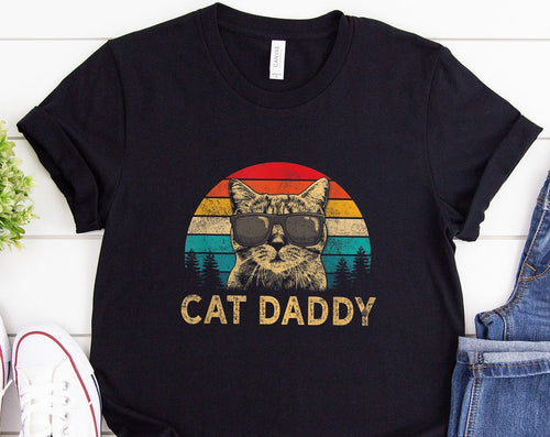 T-SHIRT - Cat Daddy Unisex Shirt, Cat Lover Shirt