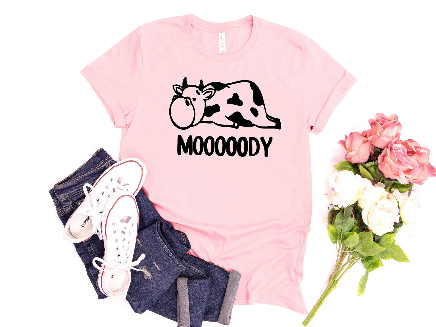 T-SHIRT - Cow Moody Unisex Shirt