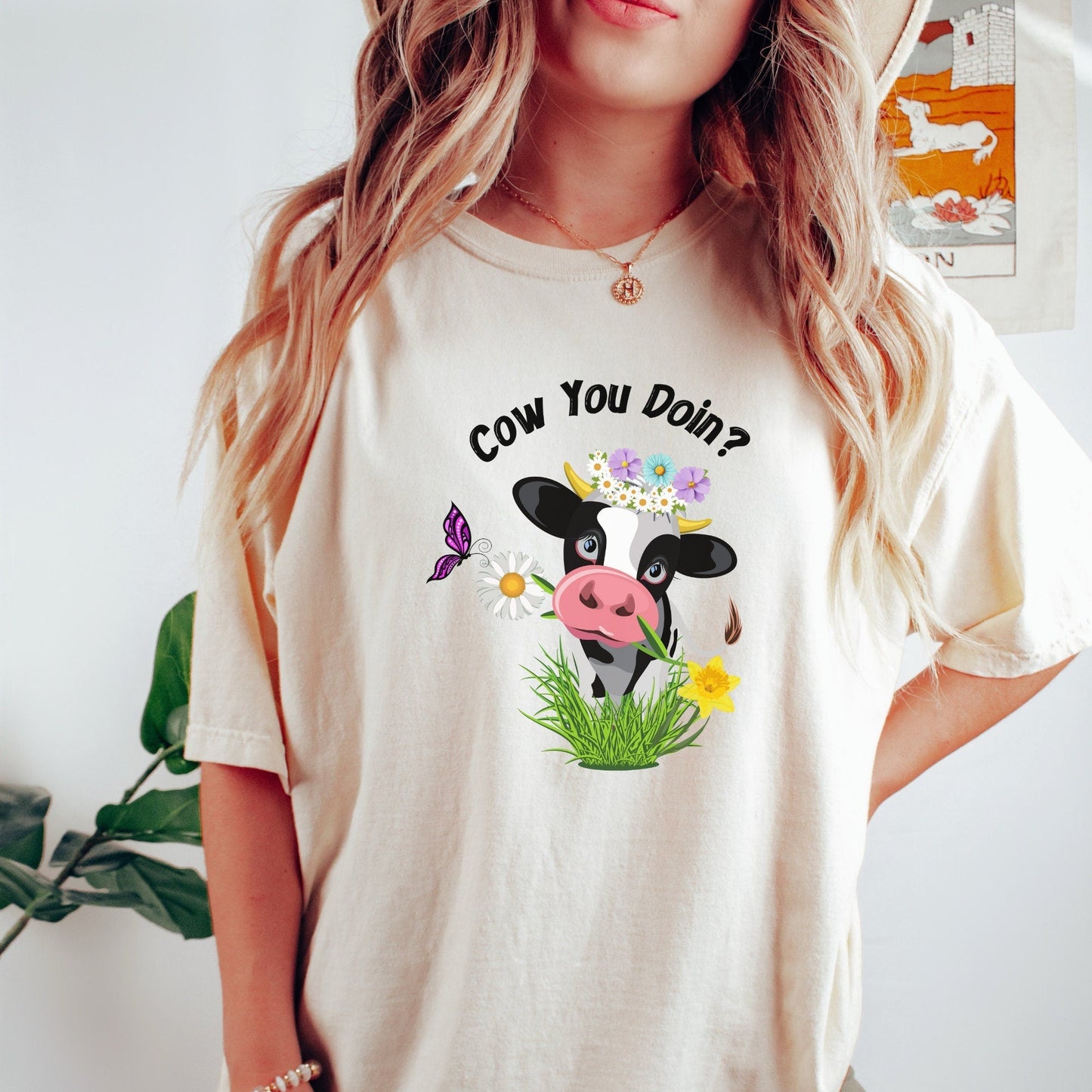 T-SHIRT - Cow Funny Shirt, Cowboy Shirt
