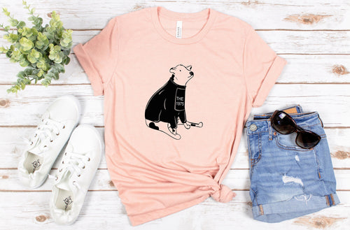 T-SHIRT - Cow Wearing The 1975 Unisex Shirt, Cute Cow Shirt