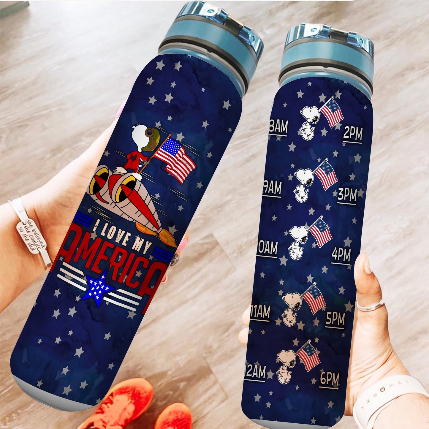 July 4th SNP PL03064 Tracker Bottle