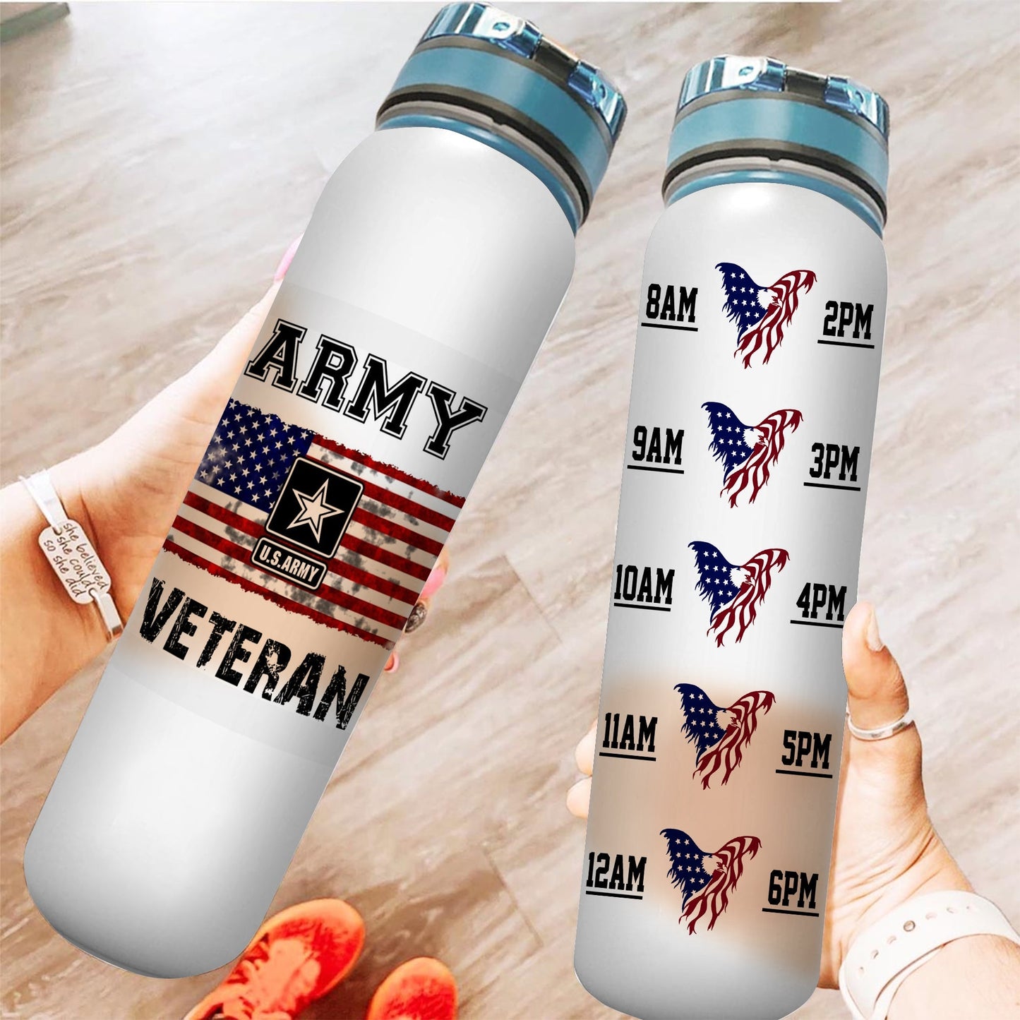 July 4th Veteran PL02061 Tracker Bottle