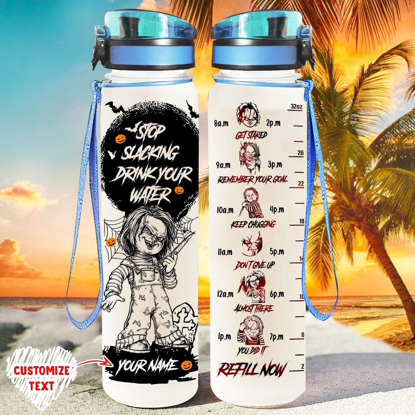 Personalized Horror Child Tracker Bottle MT29038