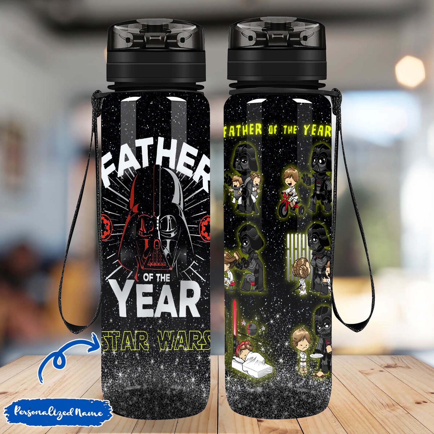 Personalized Father Of The Year STW MT01062 Tracker Bottle