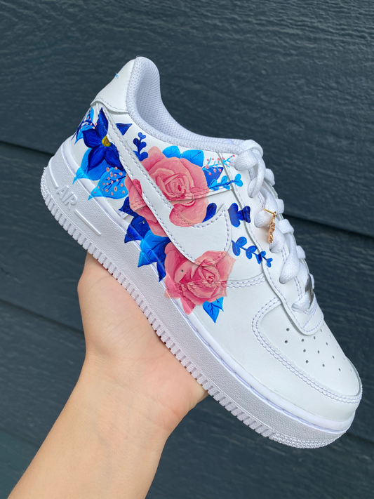 Custom Air Force 1 Shoes Floral Style