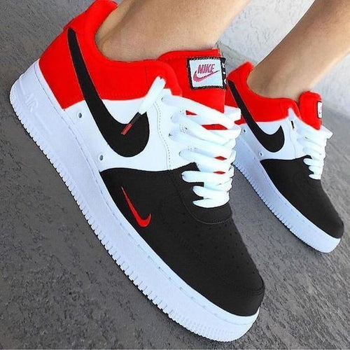 Special White Red HandPainted Shoes