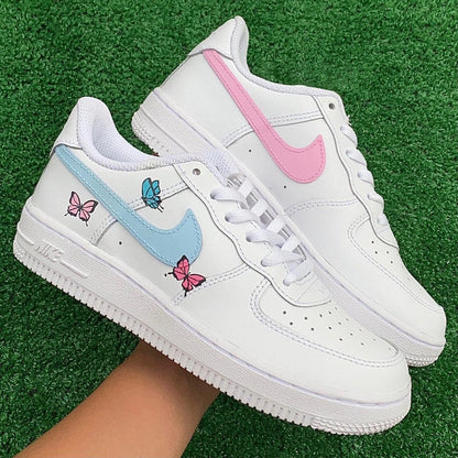 Custom Air Force 1 Shoes Butterfly Style