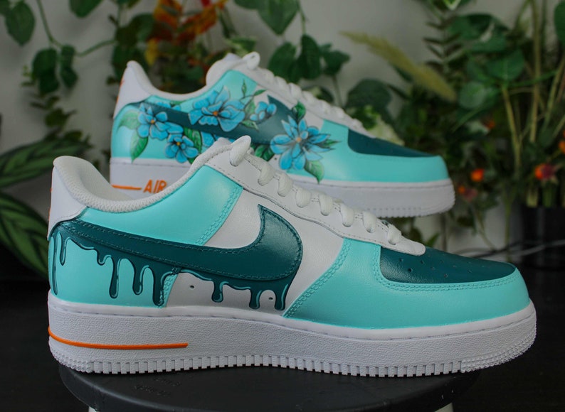 Custom Air Force 1 Shoes Floral Style