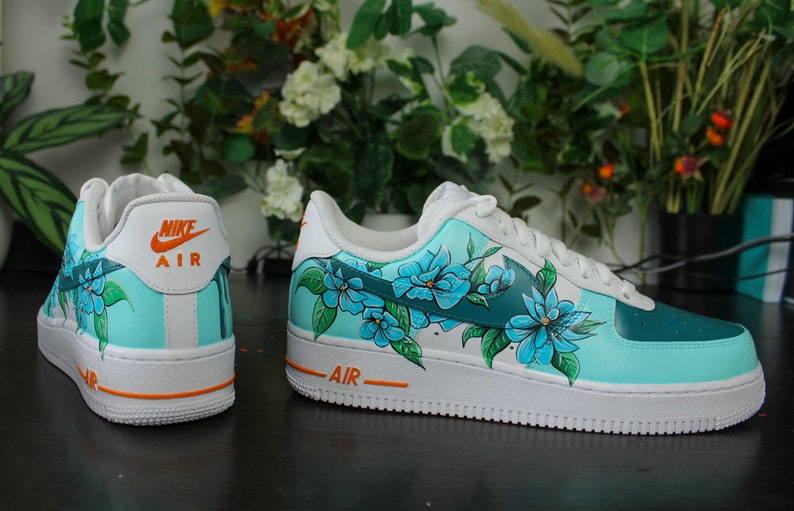 Custom Air Force 1 Shoes Floral Style