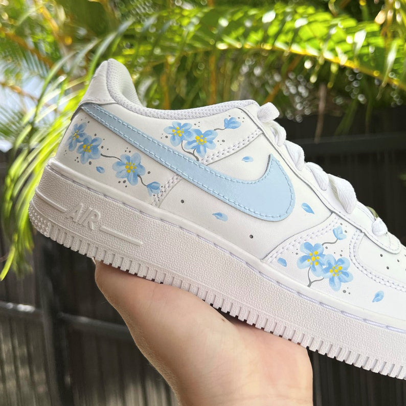 Custom Air Force 1 Shoes Floral Style