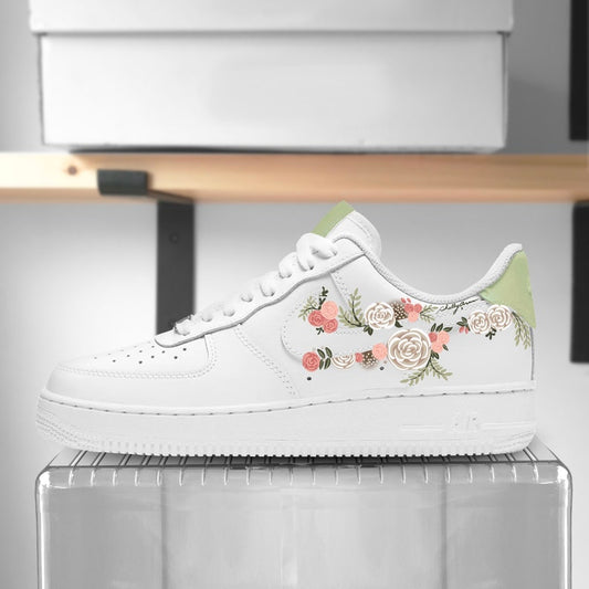 Custom Air Force 1 Shoes Floral Style