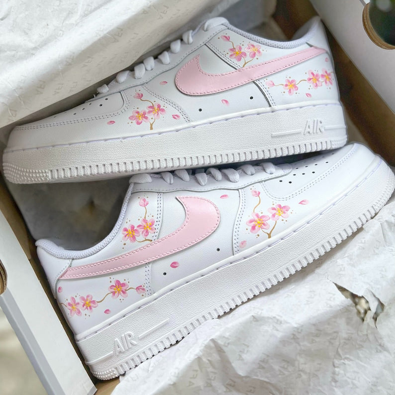 Custom Air Force 1 Shoes Floral Style