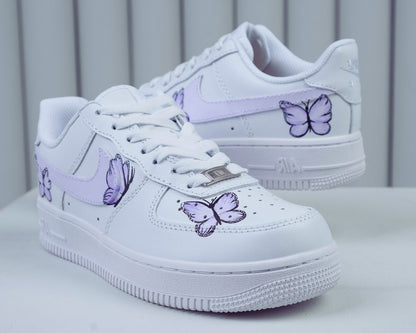 Custom Air Force 1 Shoes Butterfly Style