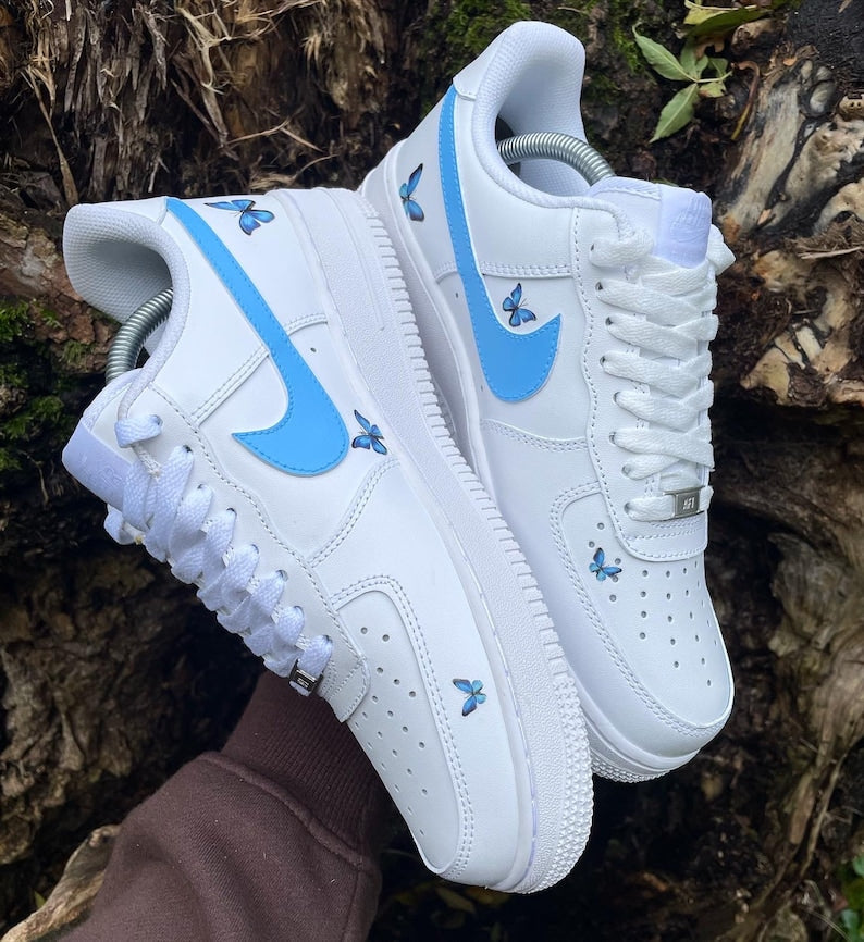 Custom Air Force 1 Shoes Butterfly Style