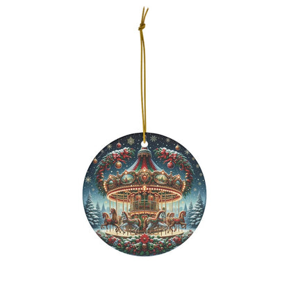 Vintage Carousel Christmas Ornament