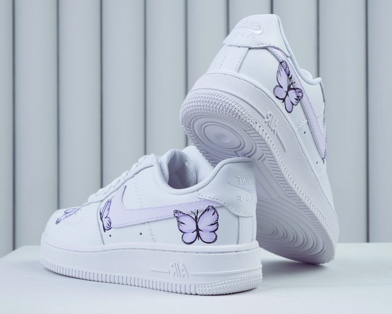 Custom Air Force 1 Shoes Butterfly Style