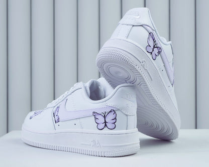 Custom Air Force 1 Shoes Butterfly Style