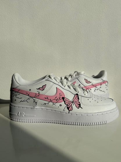 Custom Air Force 1 Shoes Butterfly Style