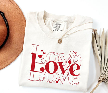 Love Heart Valentines T-Shirt