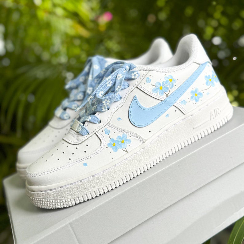 Custom Air Force 1 Shoes Floral Style