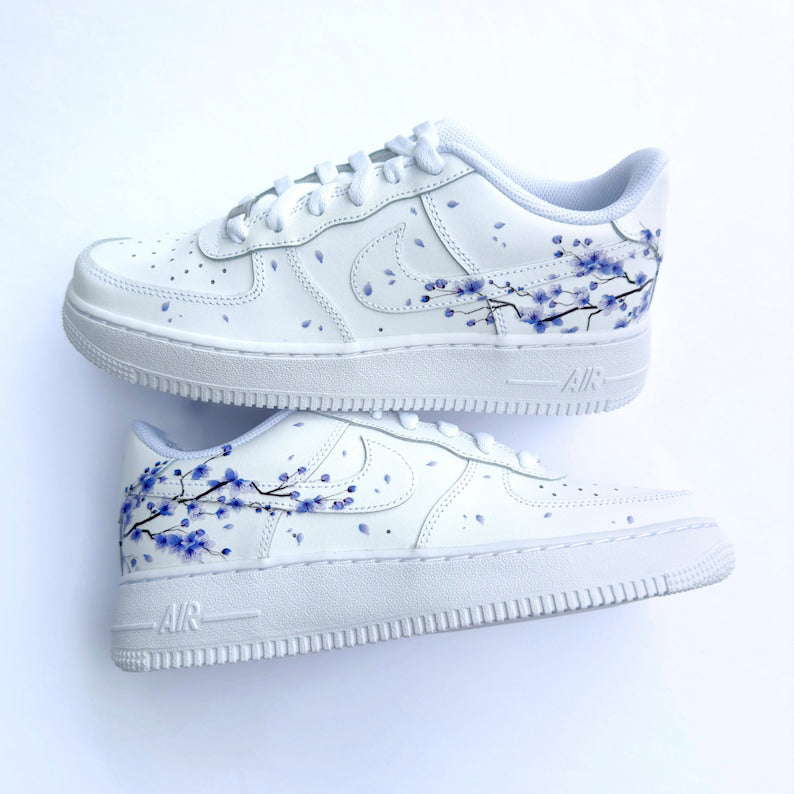 Custom Air Force 1 Shoes Floral Style