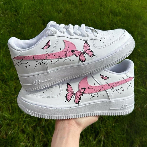 Custom Air Force 1 Shoes Butterfly Style