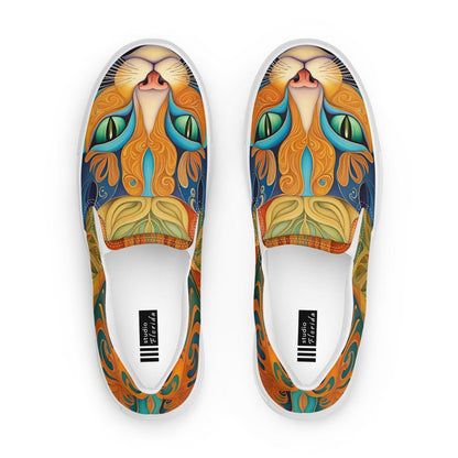 Cat Art Women’s Slip-on Canvas Shoes