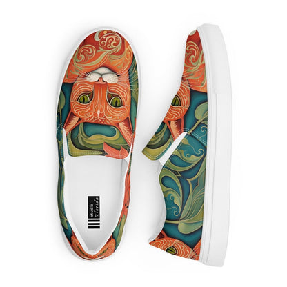 Garden Cat Women’s Slip-on Canvas Shoes