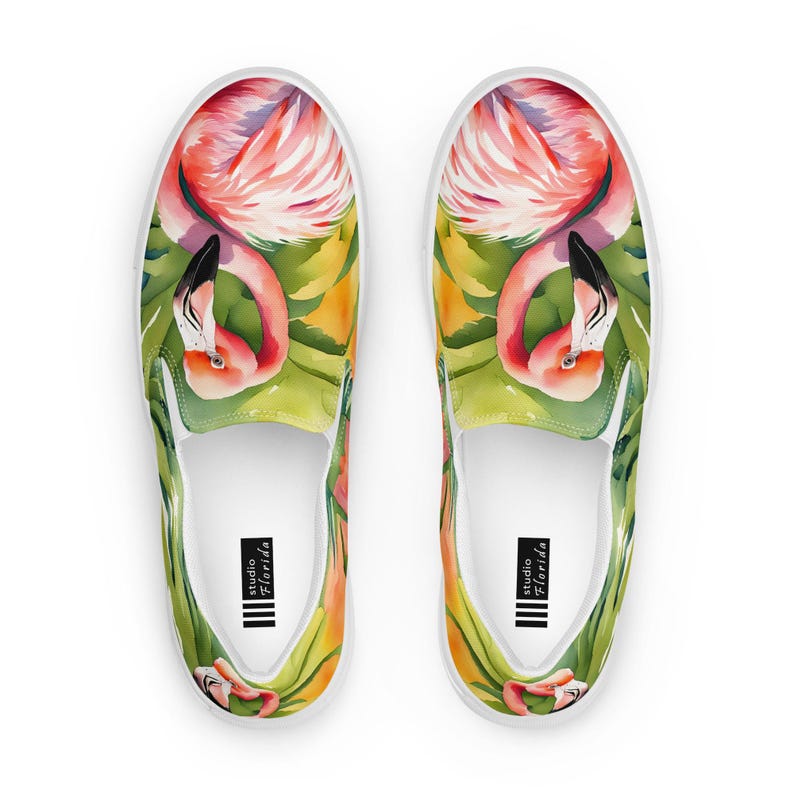 Flamingo Women’s Slip-on Canvas Shoes