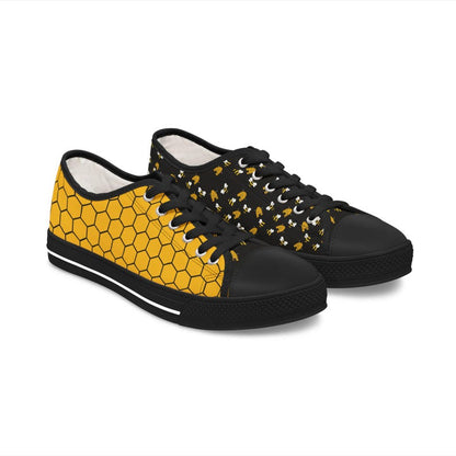 Colorful Women's Low Top Sneaker Bee Hive Sneaker