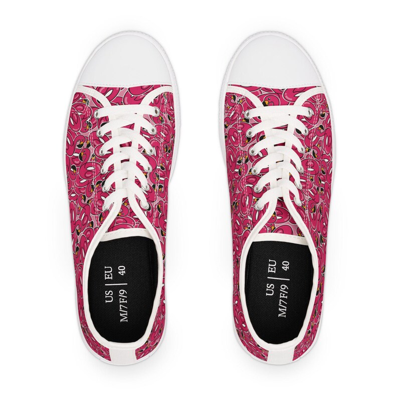 Colorful Women's Low Top Sneaker Flamingle Float Sneaker