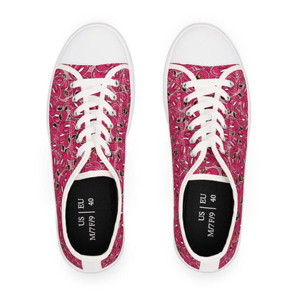 Colorful Women's Low Top Sneaker Flamingle Float Sneaker