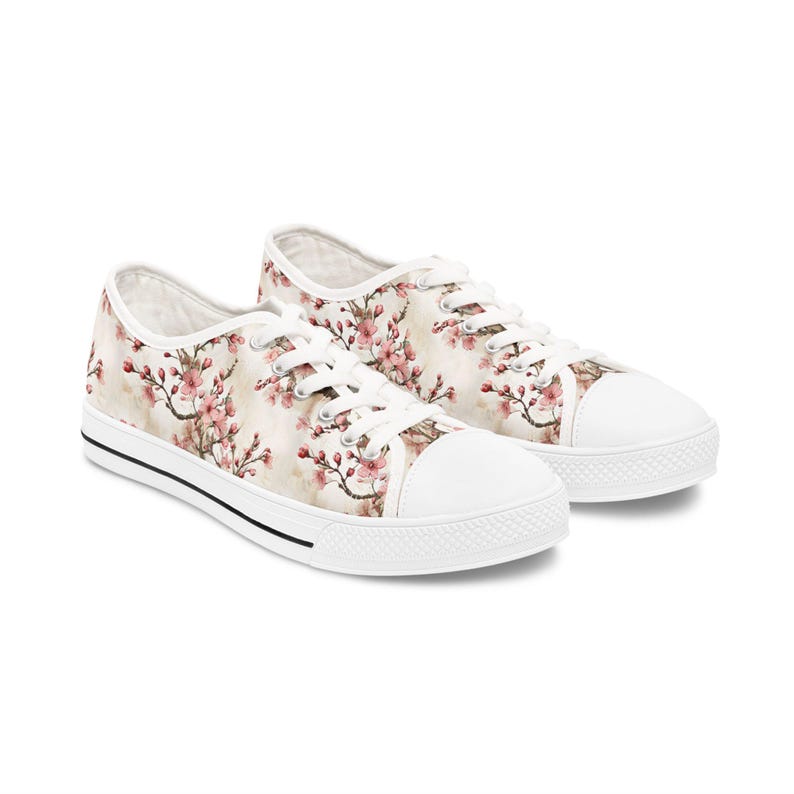 Women's Low Top Sneaker Floral Sneakers
