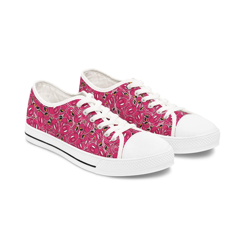 Colorful Women's Low Top Sneaker Flamingle Float Sneaker
