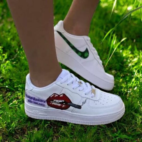 Custom Air Force 1 Shoes Lips Custom Style