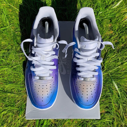 Custom Air Force 1 Shoes Galaxy City Skyline Style