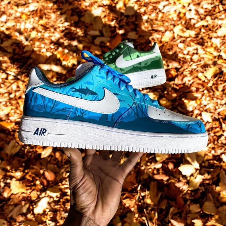 Custom Air Force 1 Shoes Unas Style